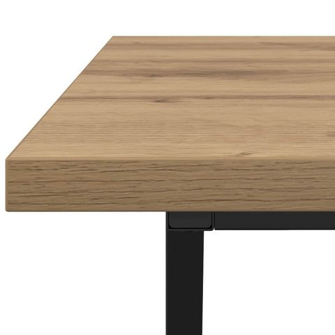 vidaXL Coffee Table Artisan Oak 100x50x40 cm Made of Engineered Wood and Metal