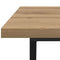 vidaXL Coffee Table Artisan Oak 100x50x40 cm Made of Engineered Wood and Metal