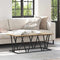 vidaXL Coffee Table Artisan Oak 100x50x40 cm Made of Engineered Wood and Metal