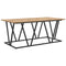 vidaXL Coffee Table Artisan Oak 100x50x40 cm Made of Engineered Wood and Metal