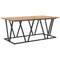 vidaXL Coffee Table Artisan Oak 100x50x40 cm Made of Engineered Wood and Metal