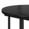 vidaXL Side Table 2 pcs Black Oak Engineered Wood and Metal