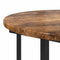 vidaXL Side Table 2 pcs Smoked Oak Engineered Wood and Metal