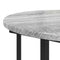vidaXL Side Table 2 pcs Grey Sonoma Engineered Wood and Metal