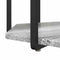 vidaXL Side Table 2 pcs Grey Sonoma Engineered Wood and Metal