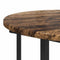 vidaXL Side Table Set of 2 - Old Wood and Metal