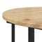 vidaXL End Tables Artisan oak Engineered wood, Metal Medium Coffee Table