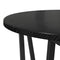 vidaXL Side Table Set of 2 - Black Oak MDF and Metal
