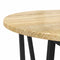 vidaXL Side Table Set of 2 - Sonoma Oak Engineered Wood and Metal