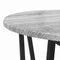vidaXL Side Table 2 pcs Gray Sonoma Engineered Wood and Metal