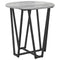 vidaXL Side Table 2 pcs Gray Sonoma Engineered Wood and Metal