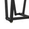 vidaXL Side Table Set - 2 Pieces, Rustic Wood Look, Metal Base