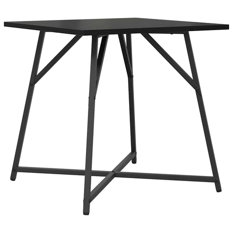 vidaXL Side Table Set 2 pcs Black oak 50 x 50 x 50 cm