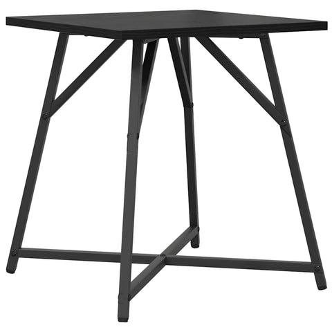 vidaXL Side Table Set 2 pcs Black oak 50 x 50 x 50 cm