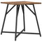 vidaXL Side Table Set - 2 Rustic Smoked Oak and Metal Tables