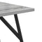 vidaXL Set of 2 Side Tables in Grey Sonoma with Engineered Wood and Metal