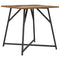 vidaXL Side Table 2 Pack - Rustic Wood and Metal