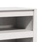 vidaXL Kitchen Cabinet White pinewood Pinewood Medium Shelving