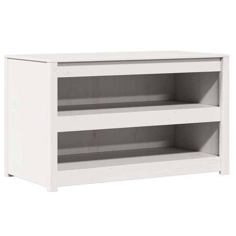 vidaXL Kitchen Cabinet White pinewood Pinewood Medium Shelving
