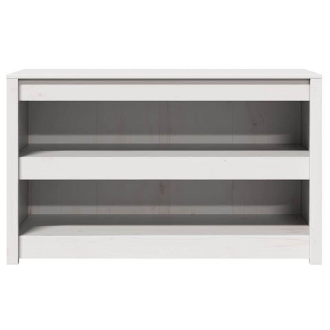 vidaXL Kitchen Cabinet White pinewood Pinewood Medium Shelving