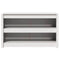 vidaXL Kitchen Cabinet White pinewood Pinewood Medium Shelving