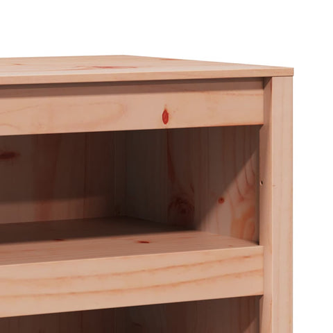 vidaXL Kitchen Cabinet Brown 106 x 55 x 64 cm Solid Pine wood
