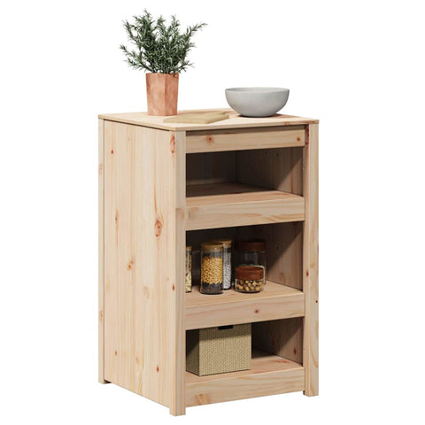 vidaXL Kitchen Cabinet Brown 55 x 55 x 92 cm Solid Pine wood