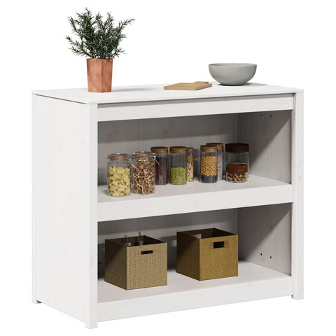 vidaXL Kitchen Cabinet White 106 x 55 x 92 cm Solid Pine wood