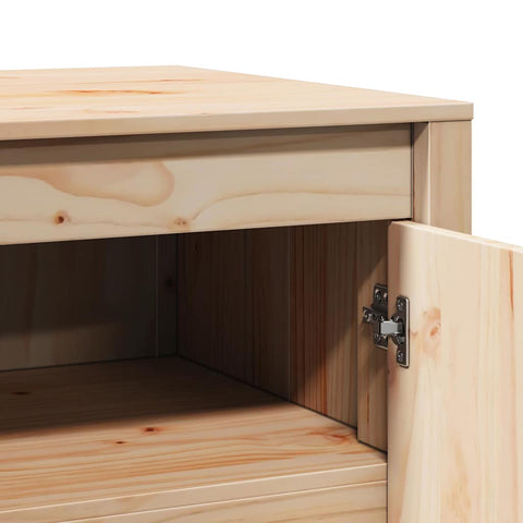 vidaXL Kitchen Cabinet Brown 106 x 55 x 64 cm Solid Pine wood