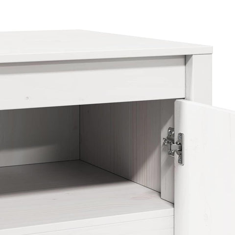 vidaXL Kitchen Cabinet White 106 x 55 x 64 cm Solid Pine wood