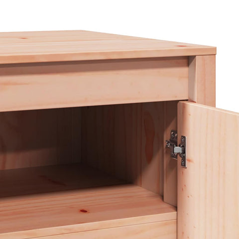 vidaXL Kitchen Cabinet Brown 106 x 55 x 64 cm Solid Pine wood