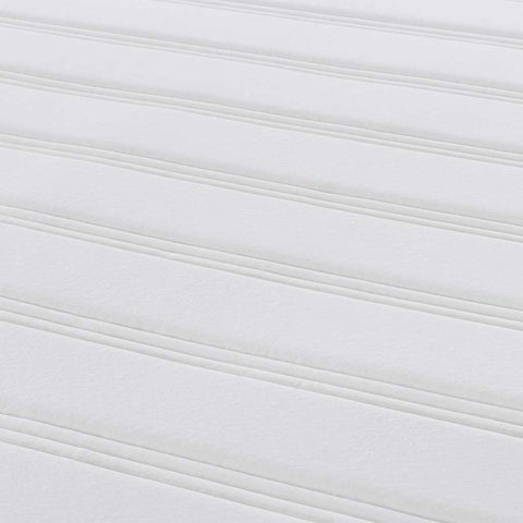 vidaXL Bed Mattress with Mattress Grey 140 x 190 cm Fabric