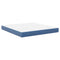 vidaXL Bed Mattress with Mattress Blue 180 x 200 cm Fabric