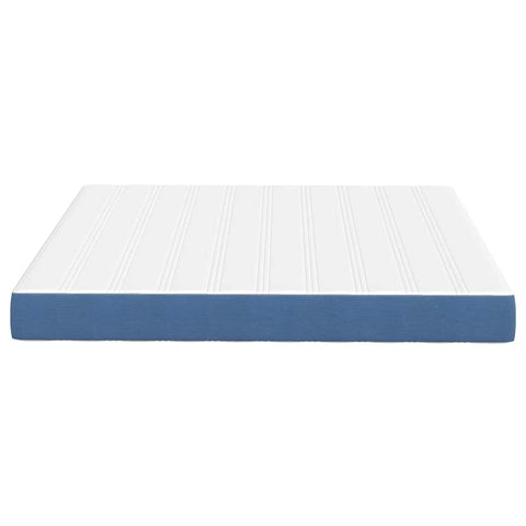 vidaXL Bed Mattress with Mattress Blue 180 x 200 cm Fabric