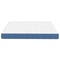 vidaXL Bed Mattress with Mattress Blue 180 x 200 cm Fabric