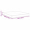 vidaXL Bed Mattress with Mattress Blue 180 x 200 cm Fabric