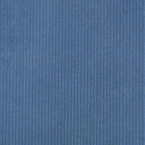 vidaXL Box Spring Bed Blue 140 x 190 cm Corduroy fabric