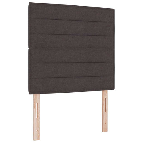 vidaXL Headboard Other with Headboard Dark brown 80 cm Fabric
