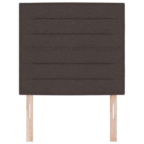vidaXL Headboard Other with Headboard Dark brown 80 cm Fabric