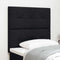 vidaXL Headboard Height Adjustable with Headboard Black 80 cm Fabric