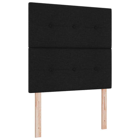 vidaXL Headboard Height Adjustable with Headboard Black 80 cm Fabric