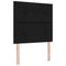 vidaXL Headboard Height Adjustable with Headboard Black 80 cm Fabric
