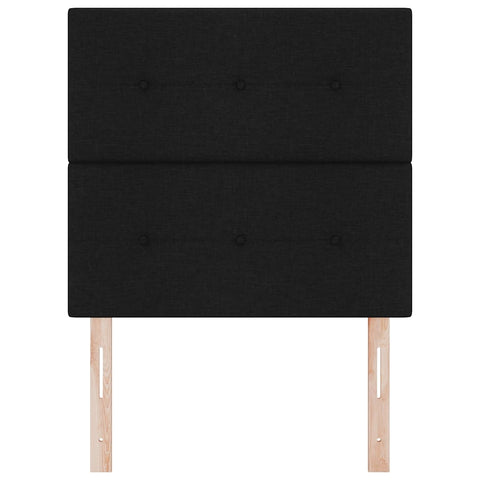 vidaXL Headboard Height Adjustable with Headboard Black 80 cm Fabric