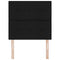 vidaXL Headboard Height Adjustable with Headboard Black 80 cm Fabric