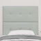 vidaXL Headboard Wall-mounted with Headboard Light grey 80 cm Velvet
