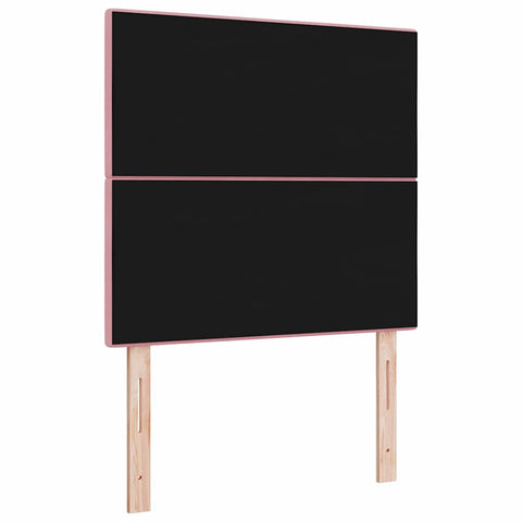 vidaXL Headboard Wall-mounted with Headboard Manual Pink 80 cm Velvet