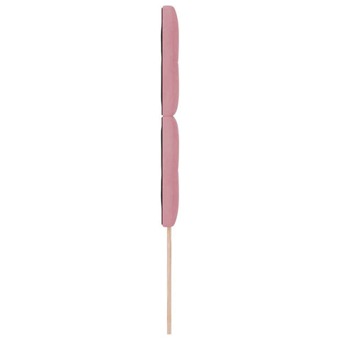 vidaXL Headboard Wall-mounted with Headboard Manual Pink 80 cm Velvet