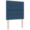 vidaXL Headboard Height Adjustable with Headboard Blue 90 cm Fabric