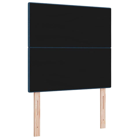 vidaXL Headboard Height Adjustable with Headboard Blue 90 cm Fabric