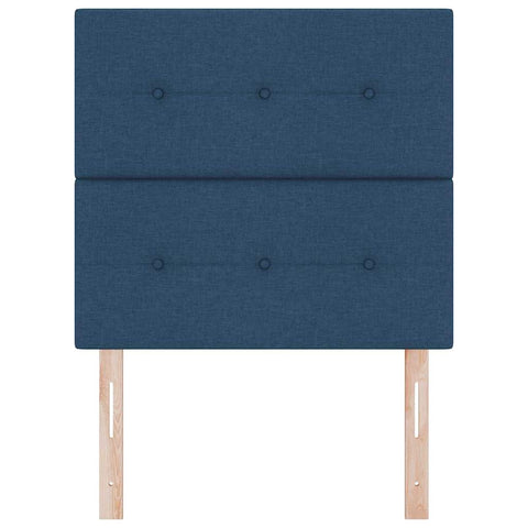 vidaXL Headboard Height Adjustable with Headboard Blue 90 cm Fabric